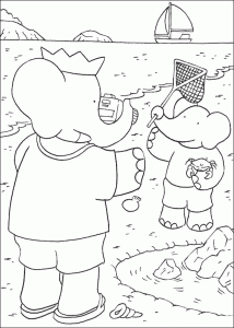 kolorowanki-babar-10